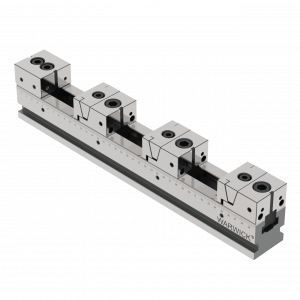 CNC precision vice in row for cnc machine center