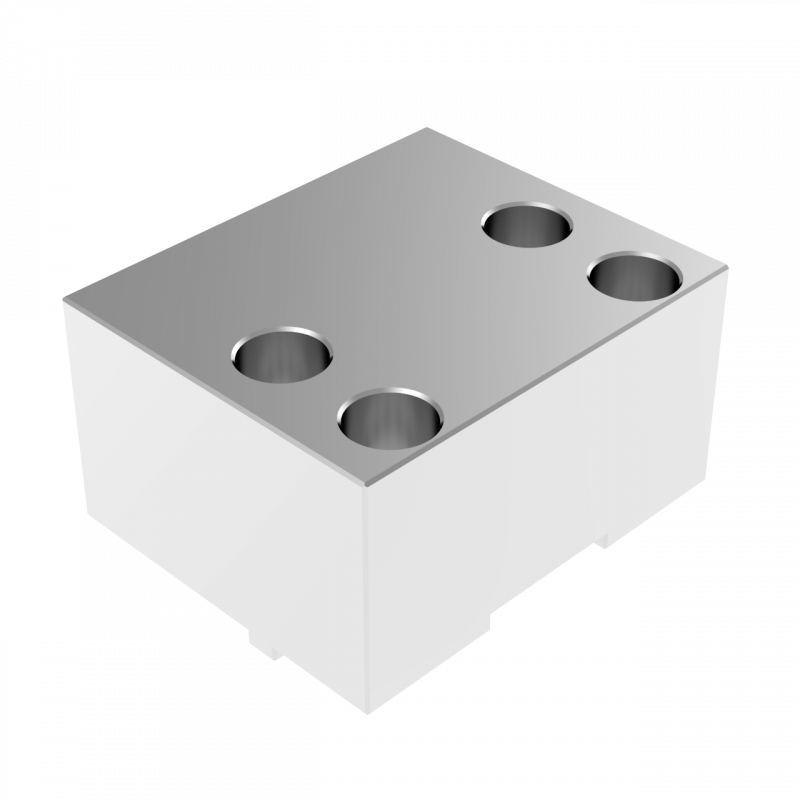 Aluminum Machinable clamping blocks for self centering vise