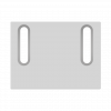 Serrated steel jaws for pneumatic self centering vise