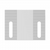 Serrated steel jaws for pneumatic self centering vise