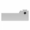 Serrated steel clamping blocks for pneumatic self centering vise