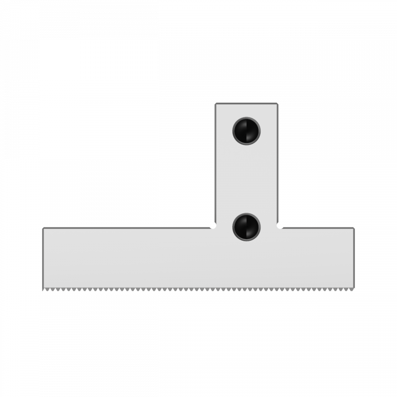 L hard jaws for mount soft jaws