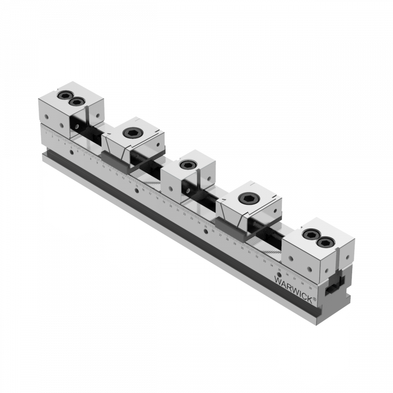 High precision adjustable Multiple vise for CNC horizontal machine center