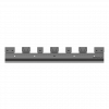 Multiflex rail vise for horizontal machine center